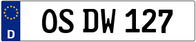 Truck License Plate